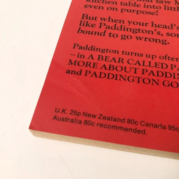 Vtg 1973 Paddington Bear Helps Out An Armada Lion Book  Paperback Michael Bond - Picture 3 of 16